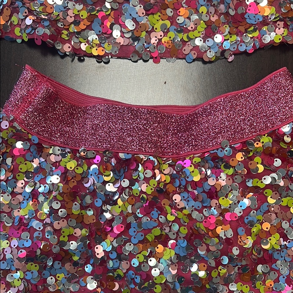 ✨Garanimals 365 Rainbow Sequin Top & Skirt Set – Size 4T✨ - Picture 5 of 8